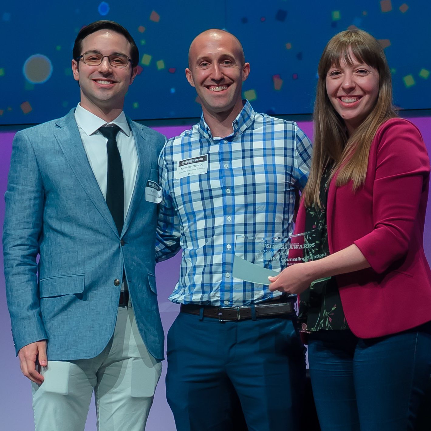 2022MetroBusinessAwards collective counseling solutions wins startup of the year